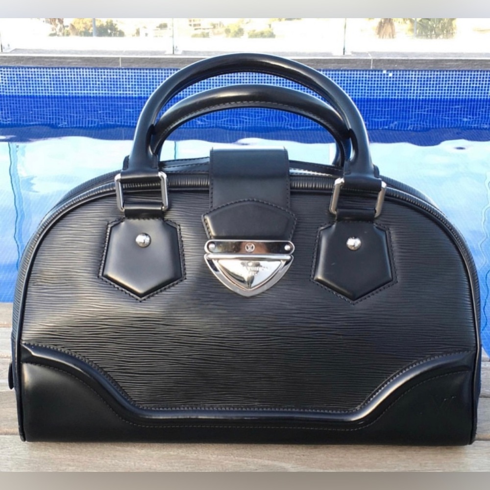 LOUIS VUITTON EPI MONTAIGNE GM BOWLING SATCHEL